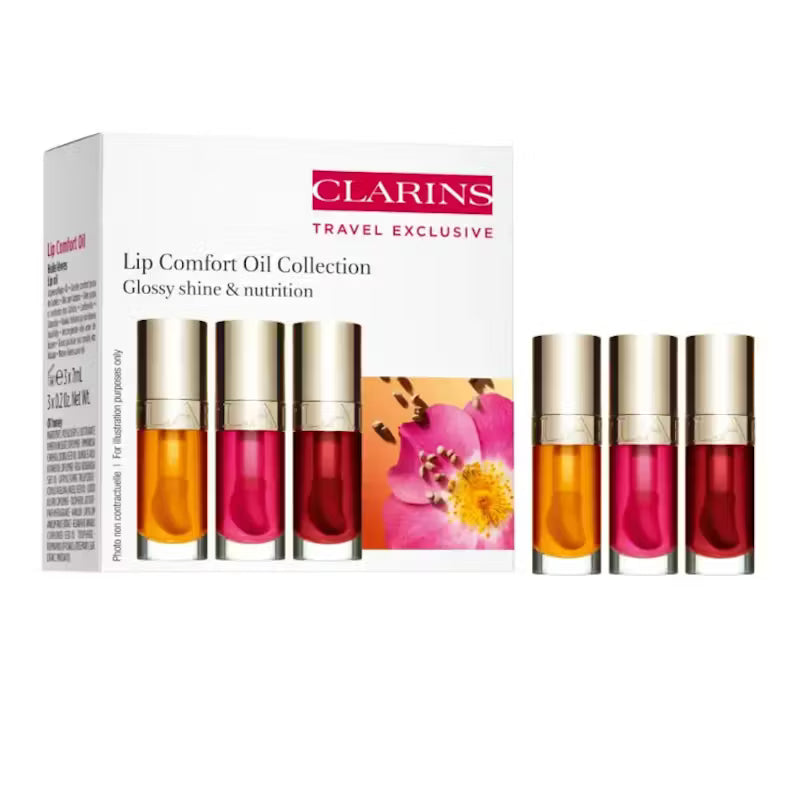 Clarins Lip Comfort Oil Trio Gift Set (3 x 7ml) -