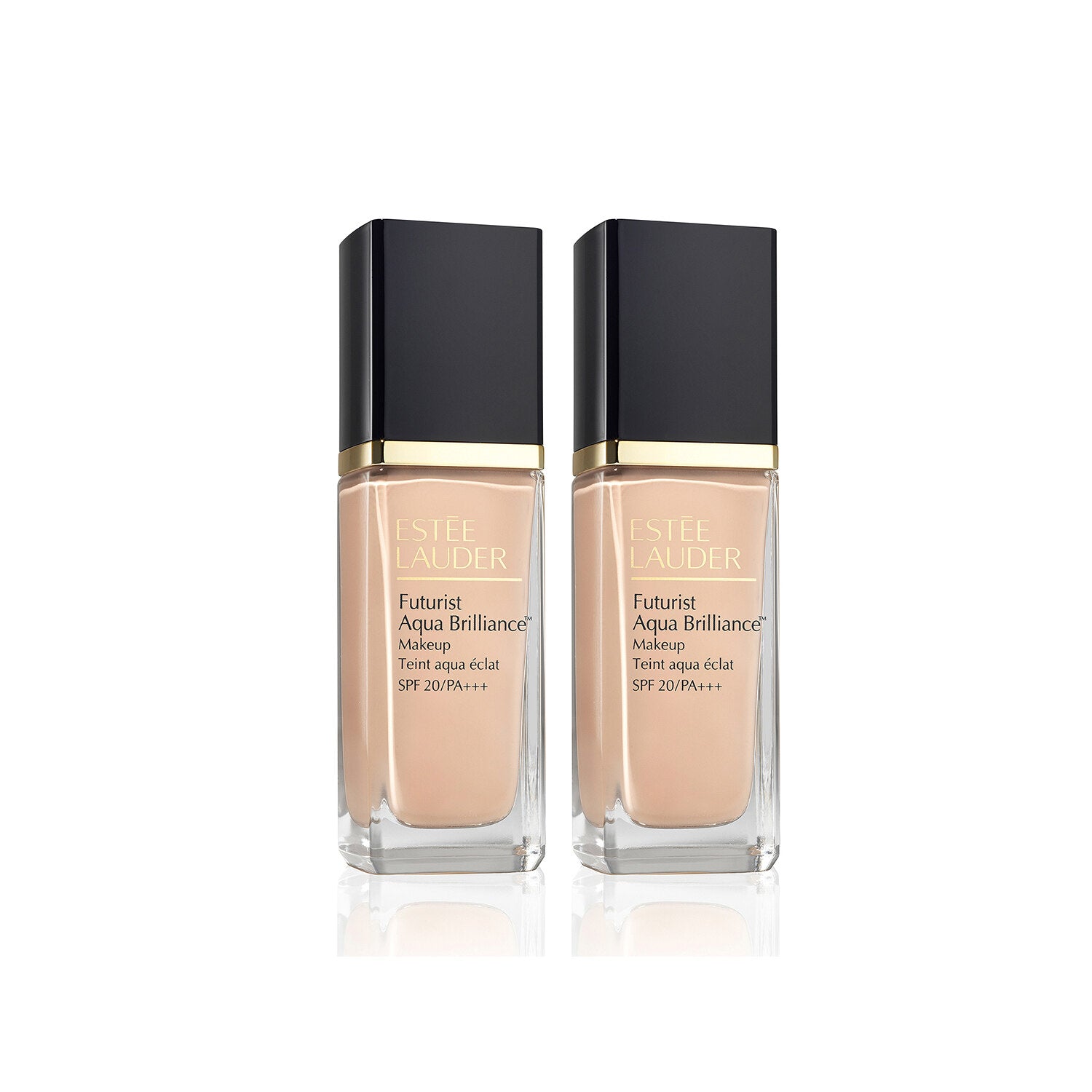 Estee Lauder Futurist Aqua Brilliance Makeup SPF20 Duo Set (2x30ml) -