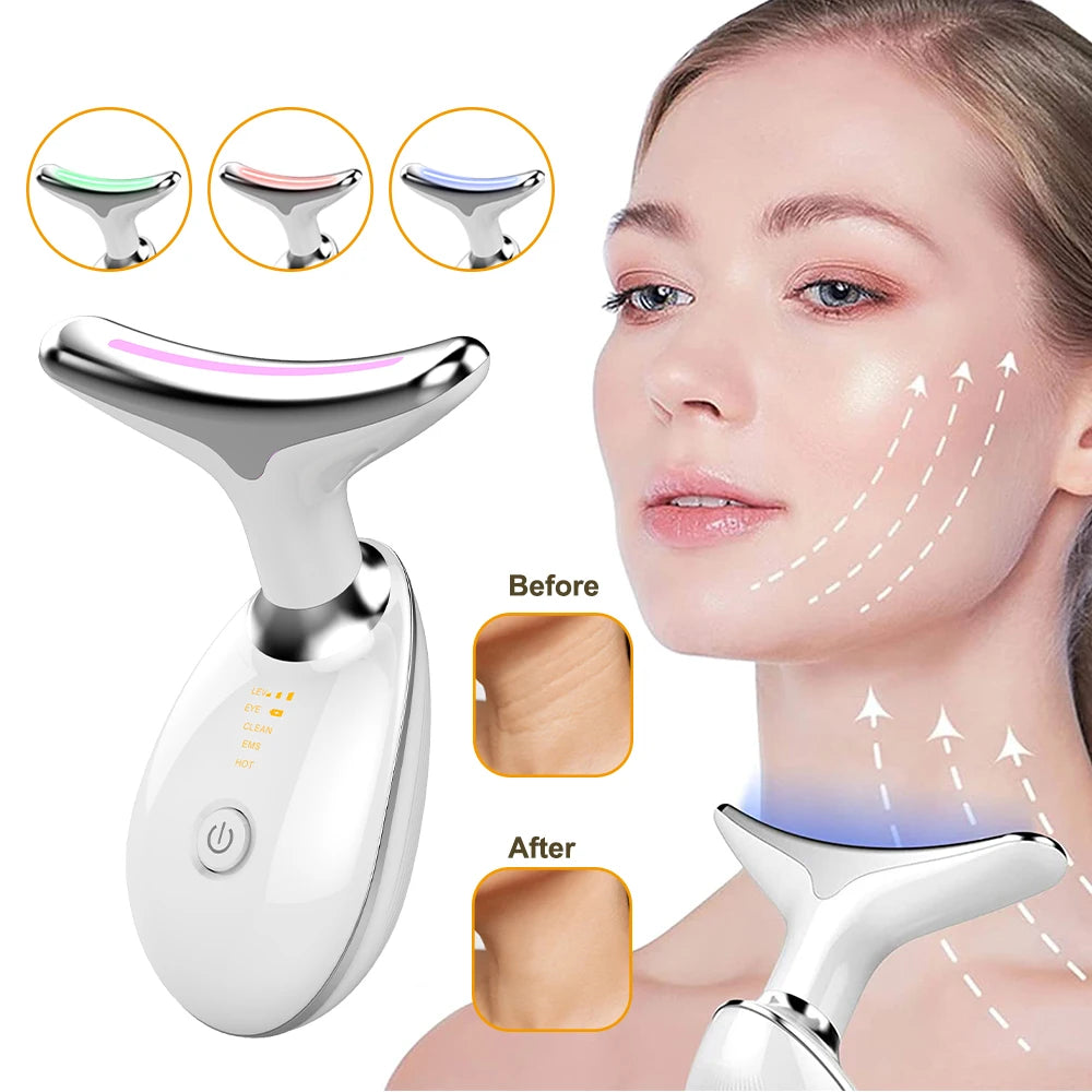 Neck and Face Lifting Massager EMS Device | 臉頸提拉緊緻美容儀