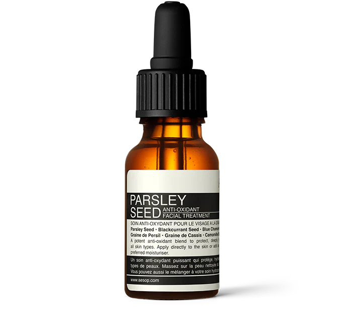 AESOP Parsley Seed Facial Oil 15ml | Antioxidant Botanical Radiance