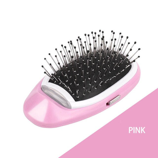Portable Electric Ionic Styling Hairbrush | Detangling & Smoothing Brush | 便攜負離子造型梳