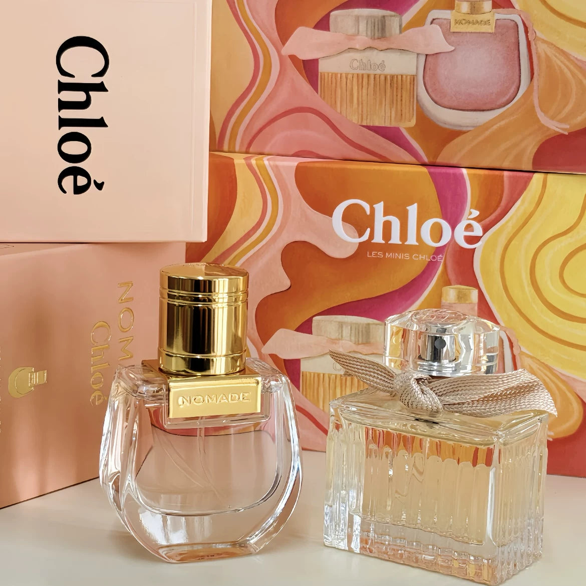 Chloe Fragrances 2pcs Set (Nomade EDP 20ml + Chloe EDP 20ml)