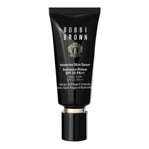 Bobbi Brown Intensive Skin Serum Radiance Primer SPF 25 40ml bottle closeup showing product packaging and branding