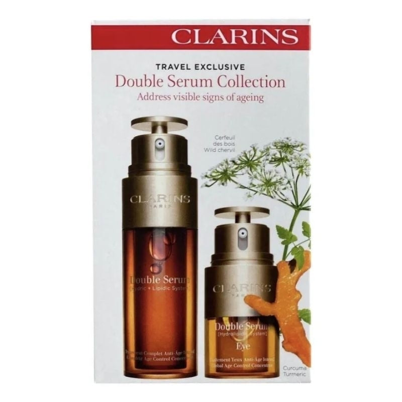 Clarins Double Serum Collection gift set packaging