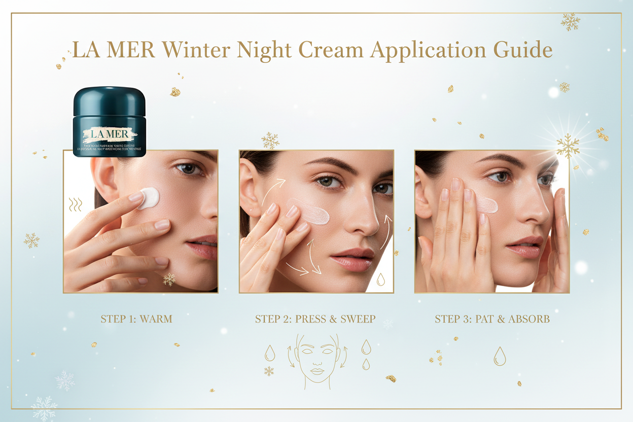 How to Use LA MER Night Cream in Winter | Complete Step-by-Step Tutorial