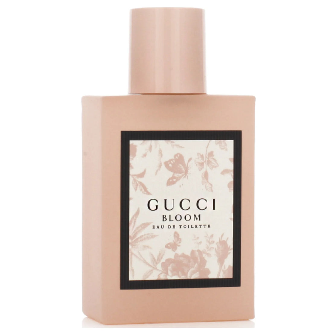 Gucci Bloom Eau de Toilette 100ml white floral fragrance bottle with pink cap