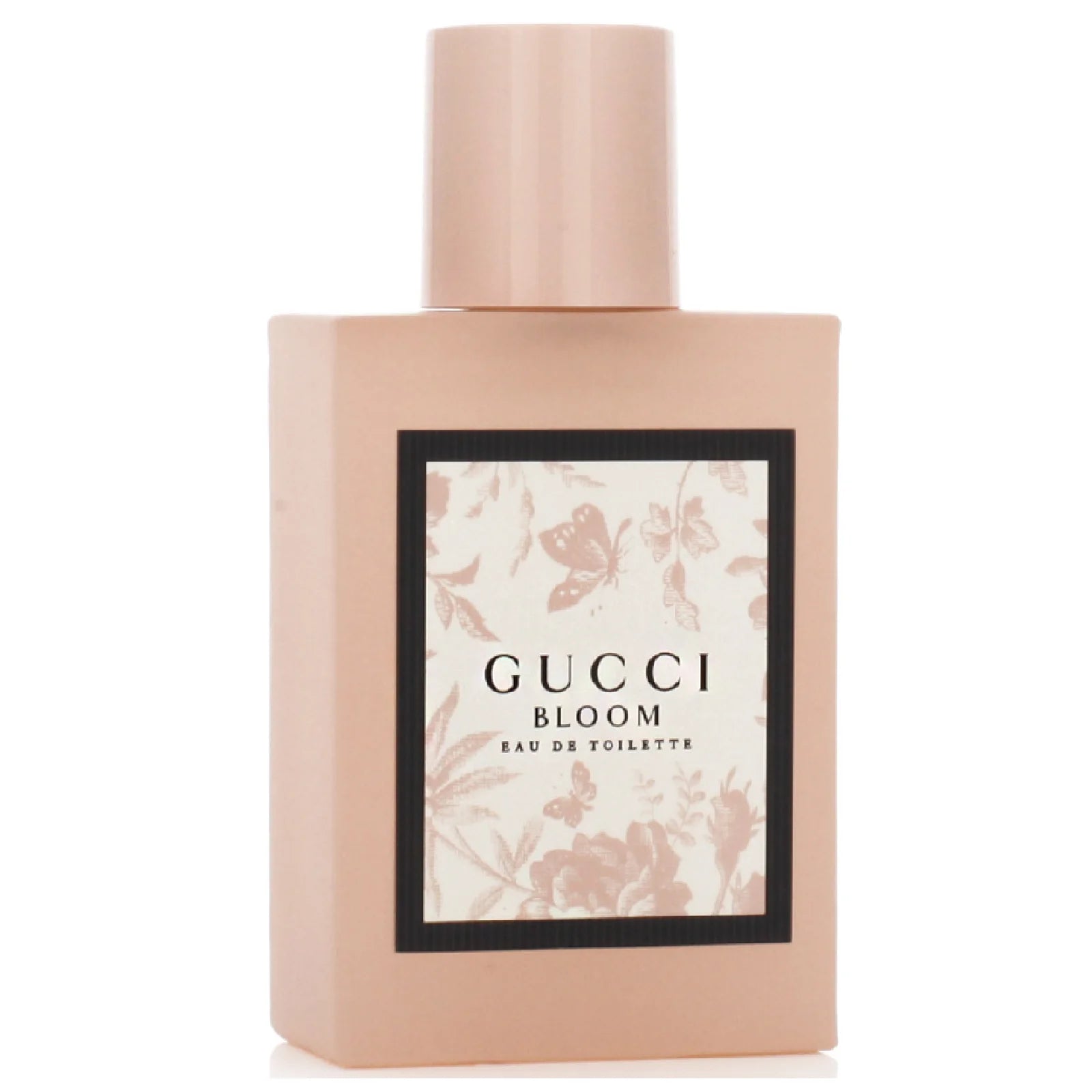 Gucci Bloom Eau de Toilette 100ml white floral fragrance bottle with pink cap