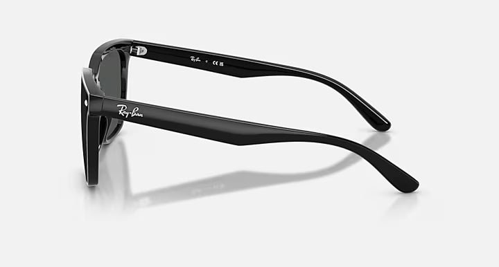 Ray-Ban RB4466D Sunglasses 601/87 Polished Black Dark Grey