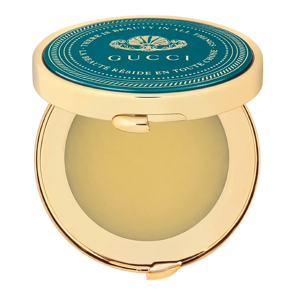 Gucci Universal Nourishing Balm 8g in sleek container with iconic Gucci logo
