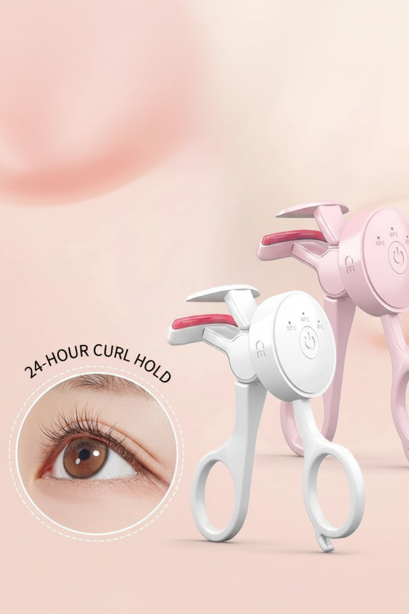 Heated Eyelash Curler - USB Rechargeable Electric Lash Curler