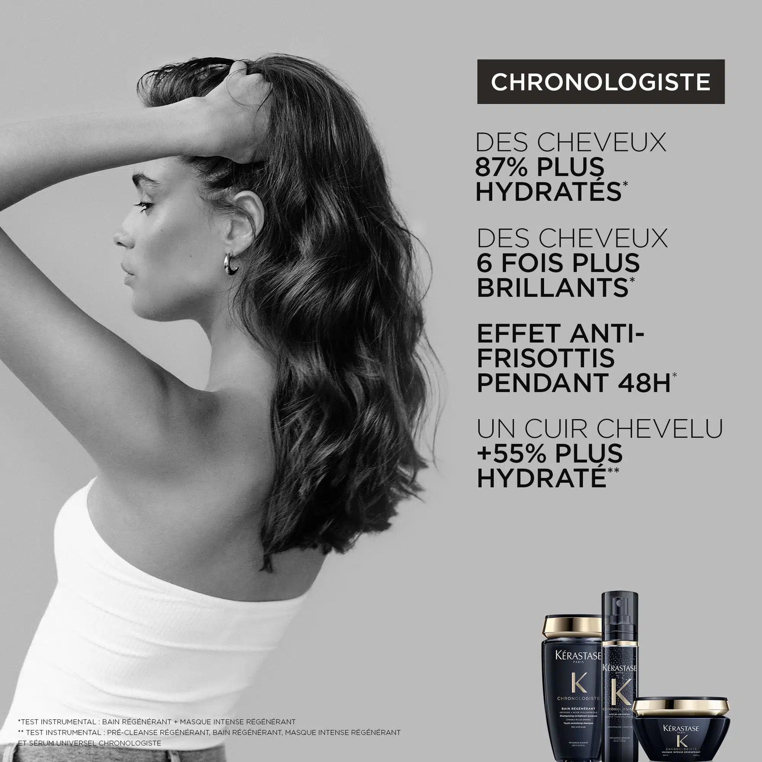 Luxurious pearlized texture of Chronologiste Regenerating Shampoo