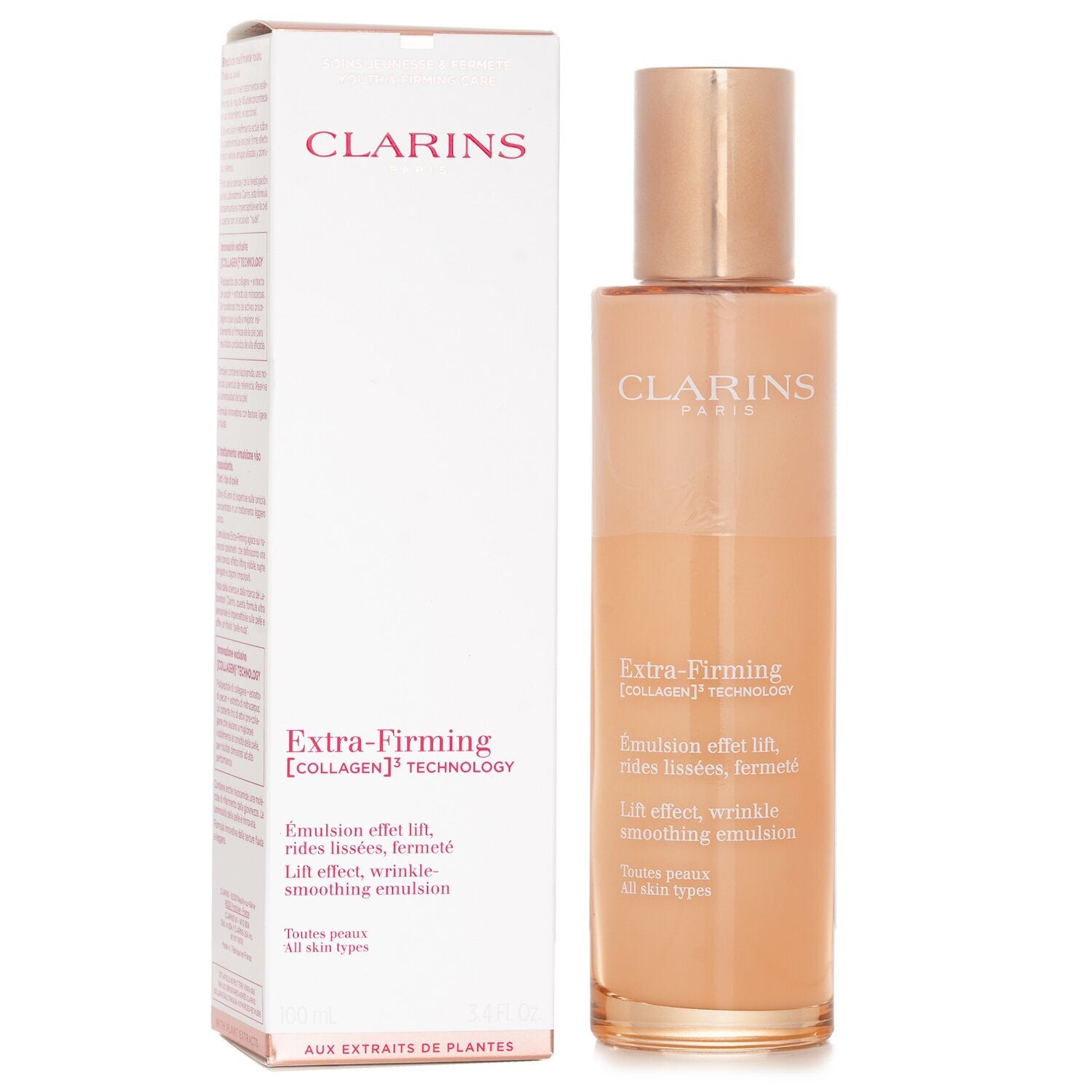 Clarins Extra-Firming Wrinkle-Control Firming Emulsion 100ml - Anti-Aging Firming Day Cream