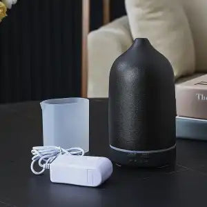 SOULIBG Butterfly Ultrasonic Aroma Diffuser | Plug-In Essential Oil Diffuser with Timer &amp; Night Light