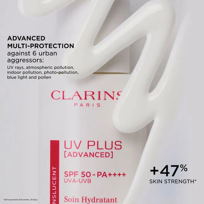 Clarins UV Plus Advanced Skin Barrier Multi-Protection Moisturizer SPF 50 | Translucent 50ml