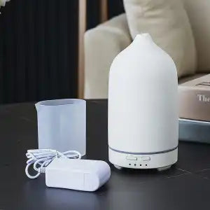 SOULIBG Butterfly Ultrasonic Aroma Diffuser | Plug-In Essential Oil Diffuser with Timer &amp; Night Light