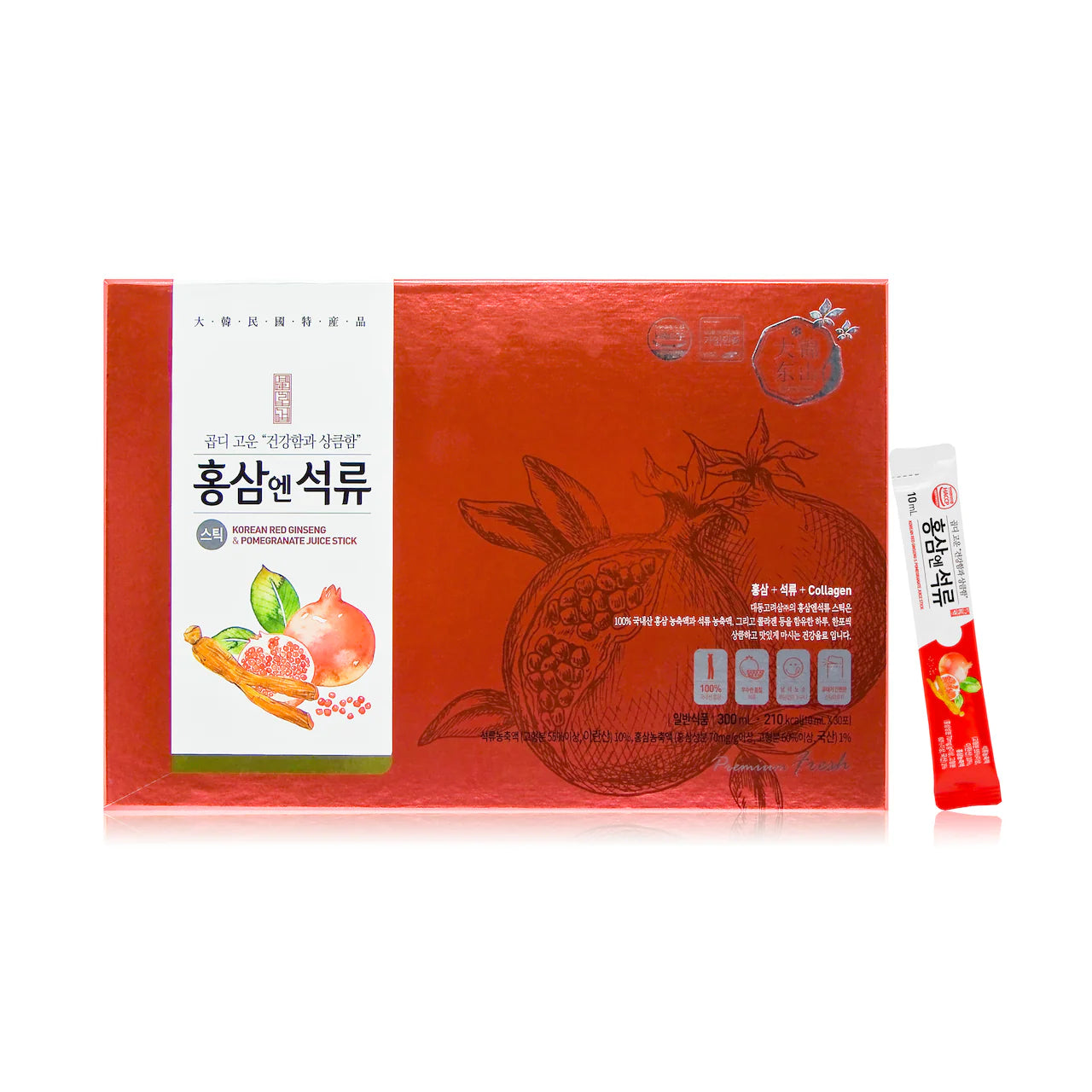 Bulrogeon Pomegranate Red Ginseng Extract 30 Pouches (Gift Box)