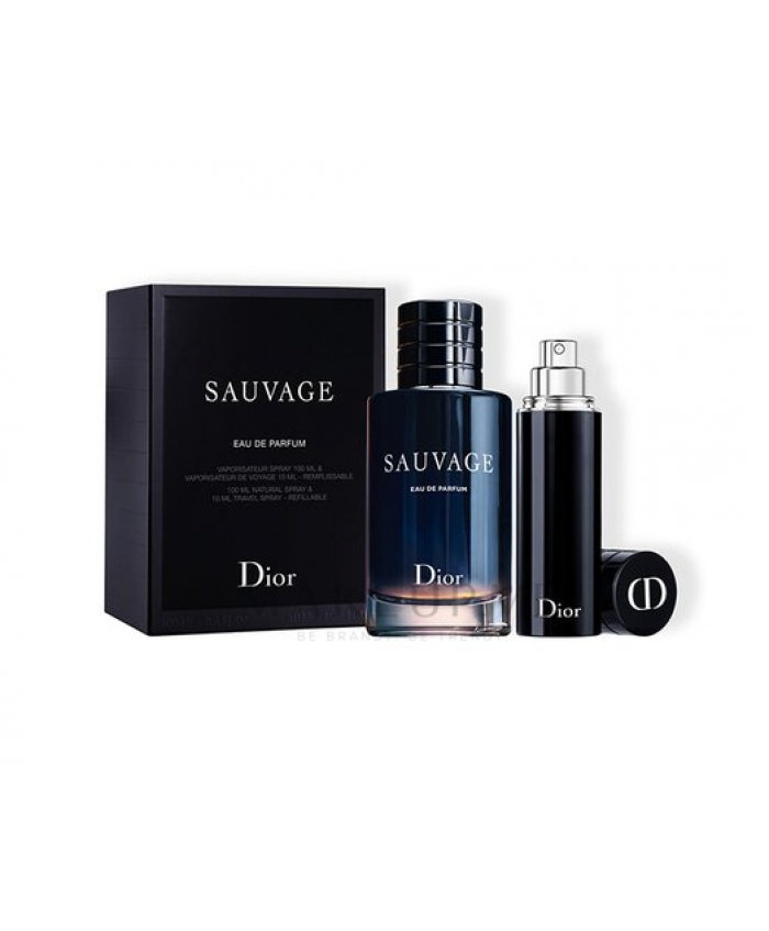 Dior Sauvage Eau de Parfum Set (100ml + 10ml Travel Spray) | Gift Set for Him