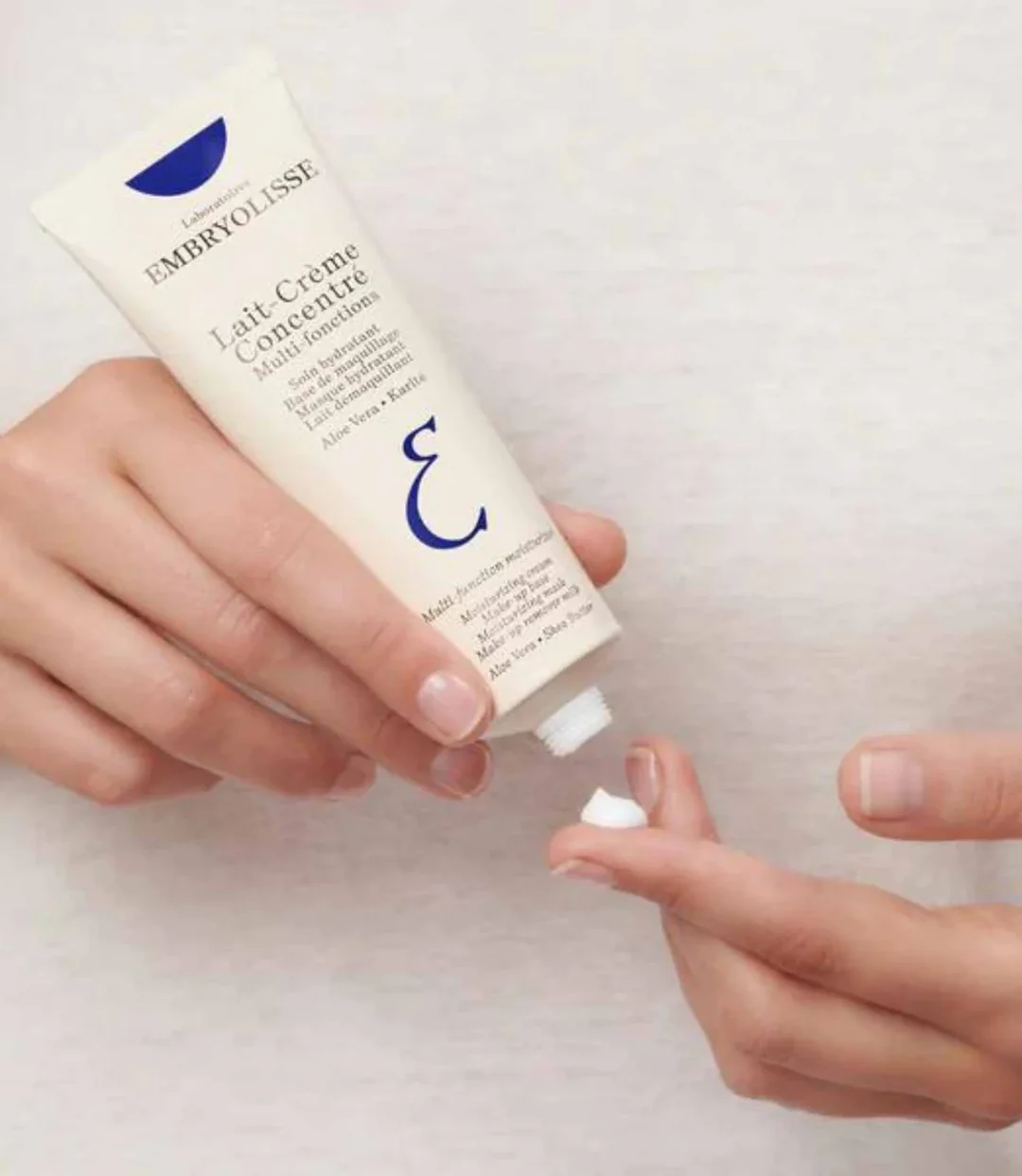 Rich, creamy texture of Embryolisse Lait-Creme Concentre
