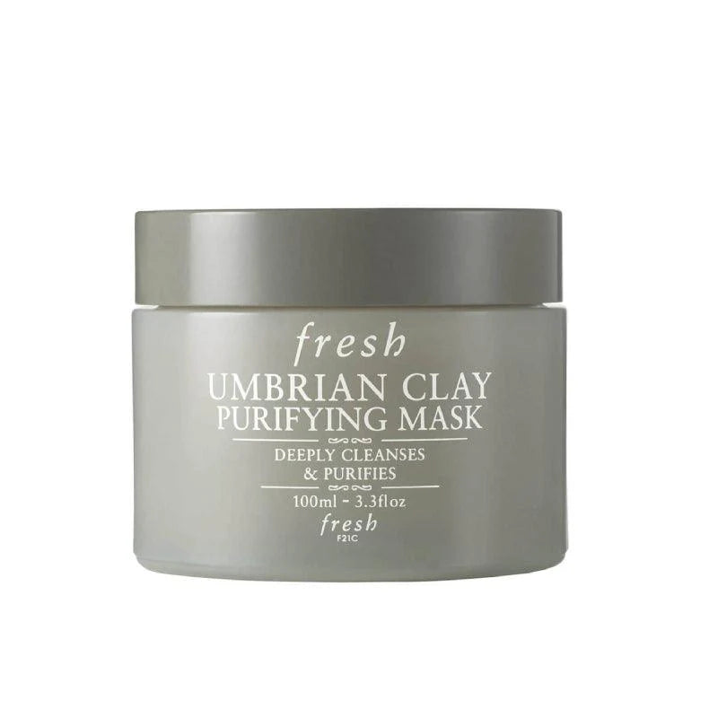 Fresh Umbrian Clay Purifying Facial Mask 100ml jar - Deep cleansing pore minimizing mask