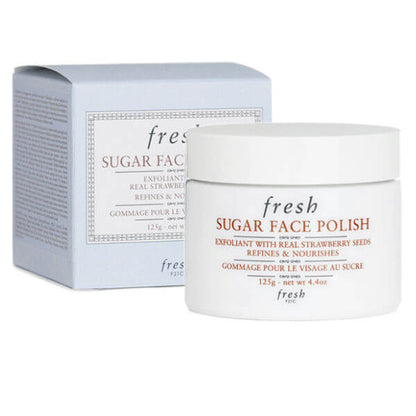 Fresh Sugar Face Polish 125g brown sugar exfoliating scrub jar