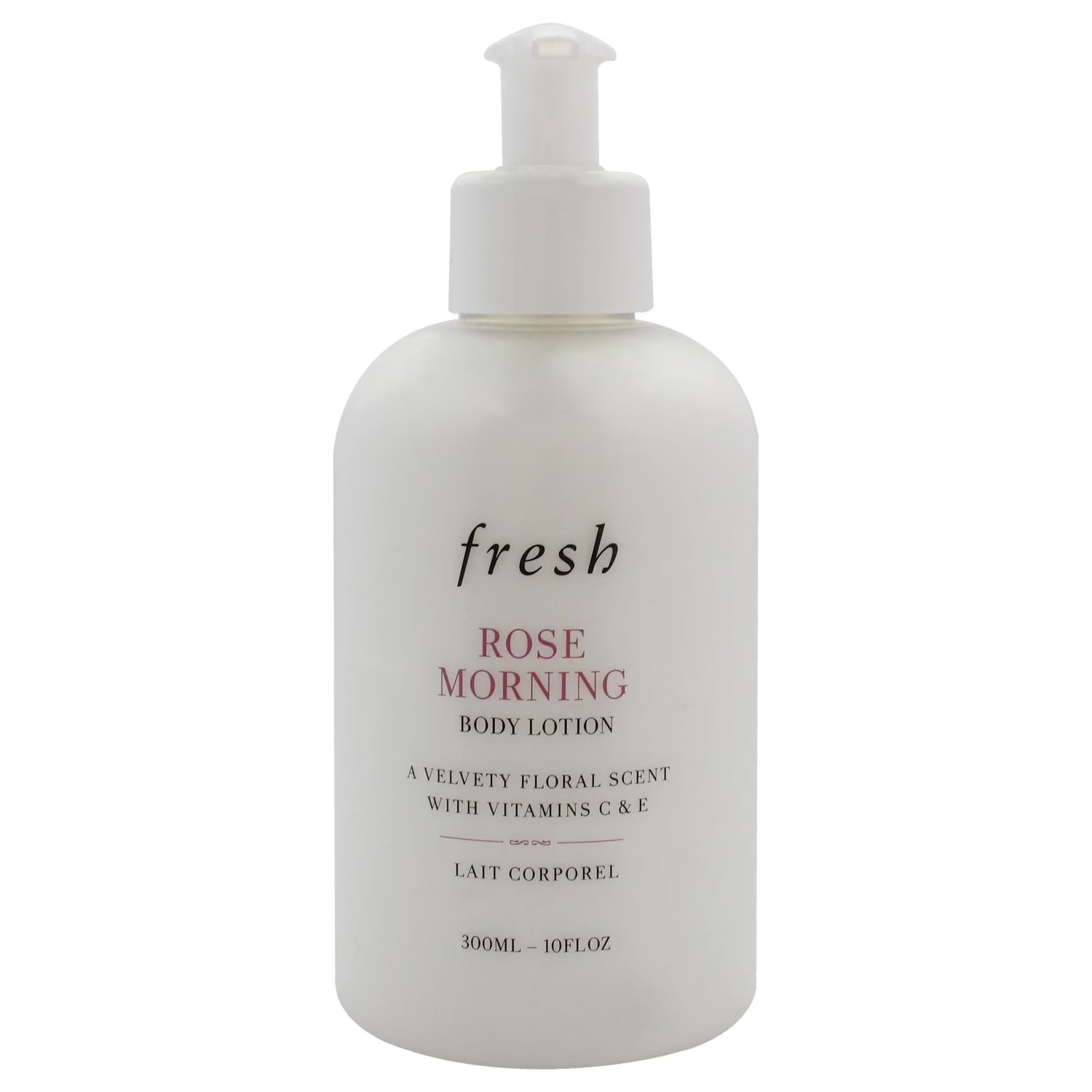 Fresh Rose Morning Body Lotion 300ml bottle - Hydrating and brightening body cream with Vitamin C

