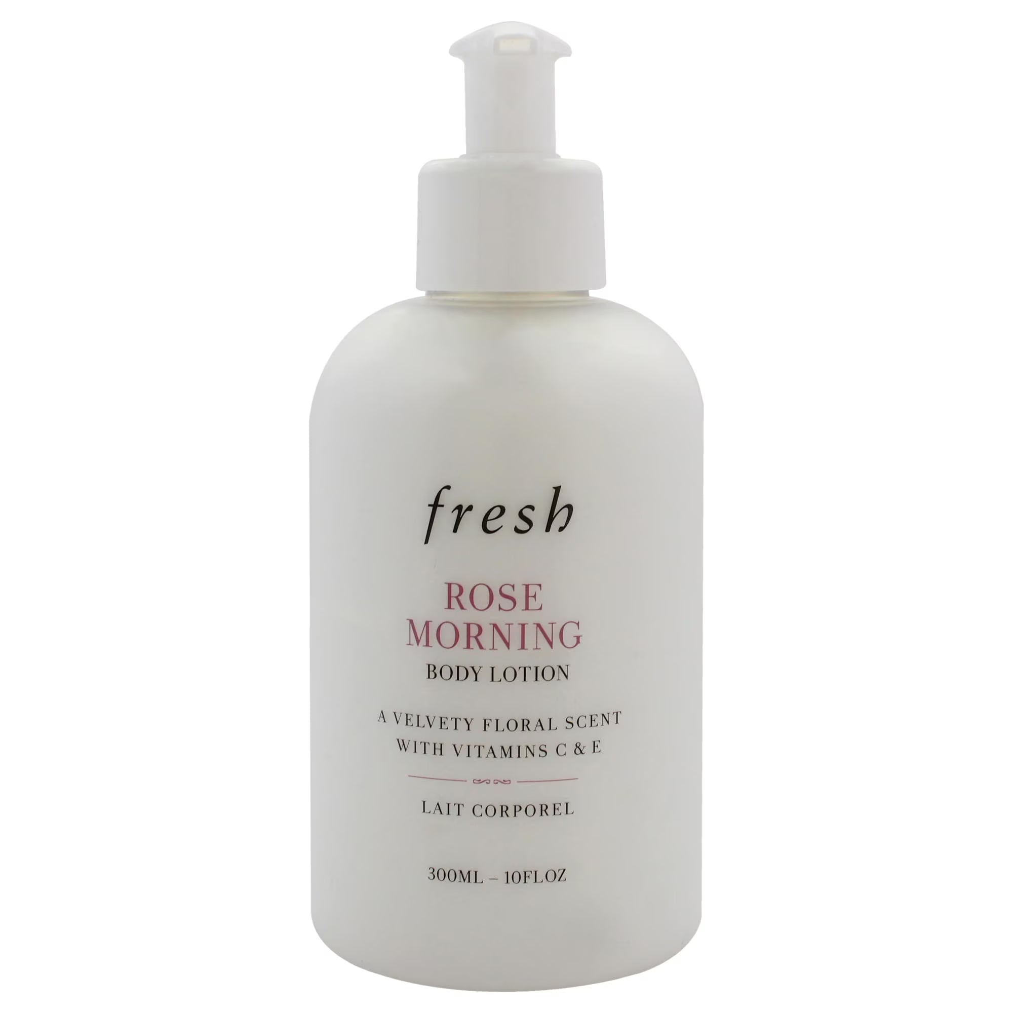 Fresh Rose Morning Body Lotion 300ml bottle - Hydrating and brightening body cream with Vitamin C

