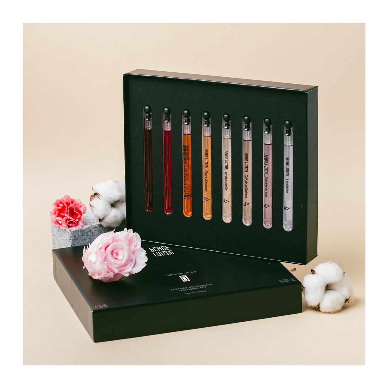 Serge Lutens Mini Perfume Discovery Set 8x4ml including La Fille de Berlin Amber Sultan Santal Majuscule