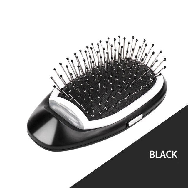 Portable Electric Ionic Styling Hairbrush | Detangling &amp; Smoothing Brush | 便攜負離子造型梳