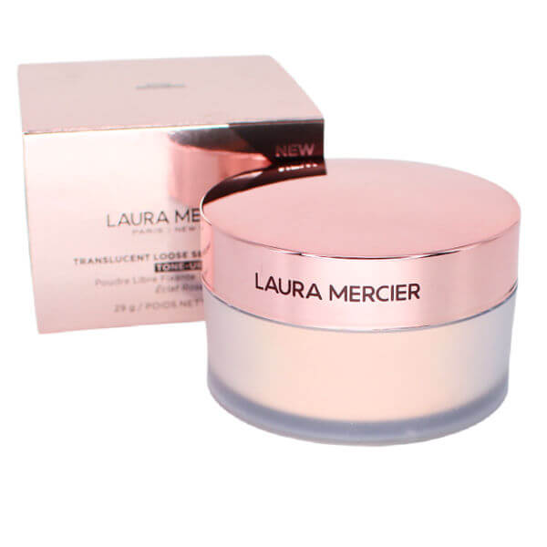 Laura Mercier Pink Translucent Loose Setting Powder Tone-Up - 29g | Brightening Finishing Powder