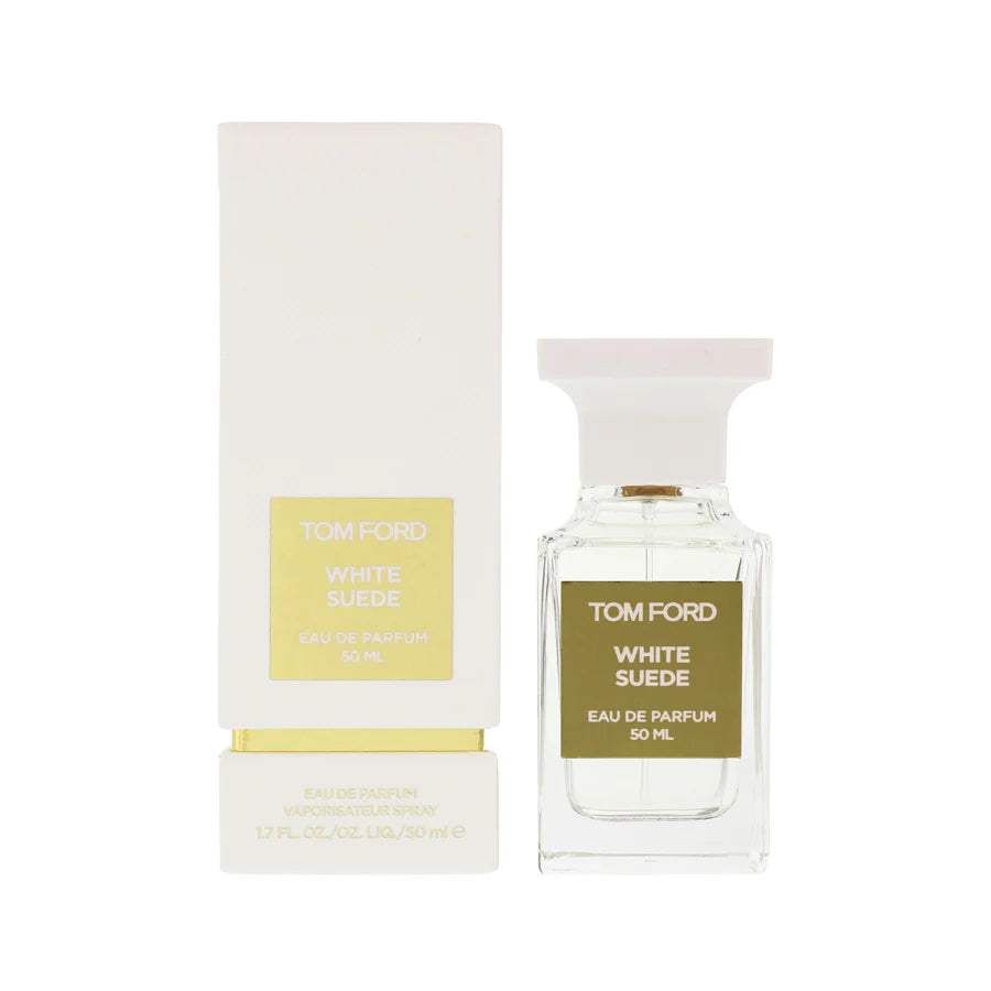 Tom Ford White Suede Eau De Parfum 50ml bottle - luxury fragrance with soft suede and floral notes