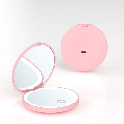 LED Portable Makeup Mirror | Touch Light Vanity Mirror | 攜帶式LED化妝鏡