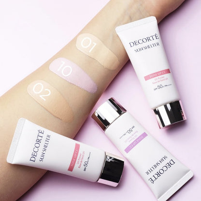 DECORTÉ Sunscreen CC Cream SPF50+ PA++++ 35g | Multi-Correction &amp; Sun Protection 