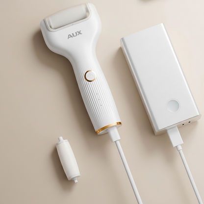 AUX Electric Foot File &amp; Callus Remover 100ml - Professional Pedicure Tool