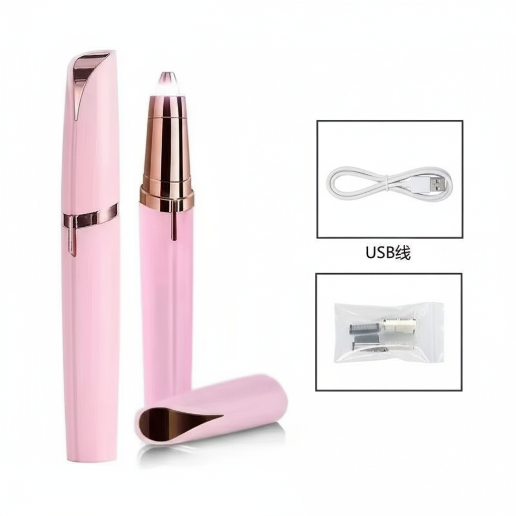 Electric Eyebrow Trimmer | USB Rechargeable Painless Precision Shaper