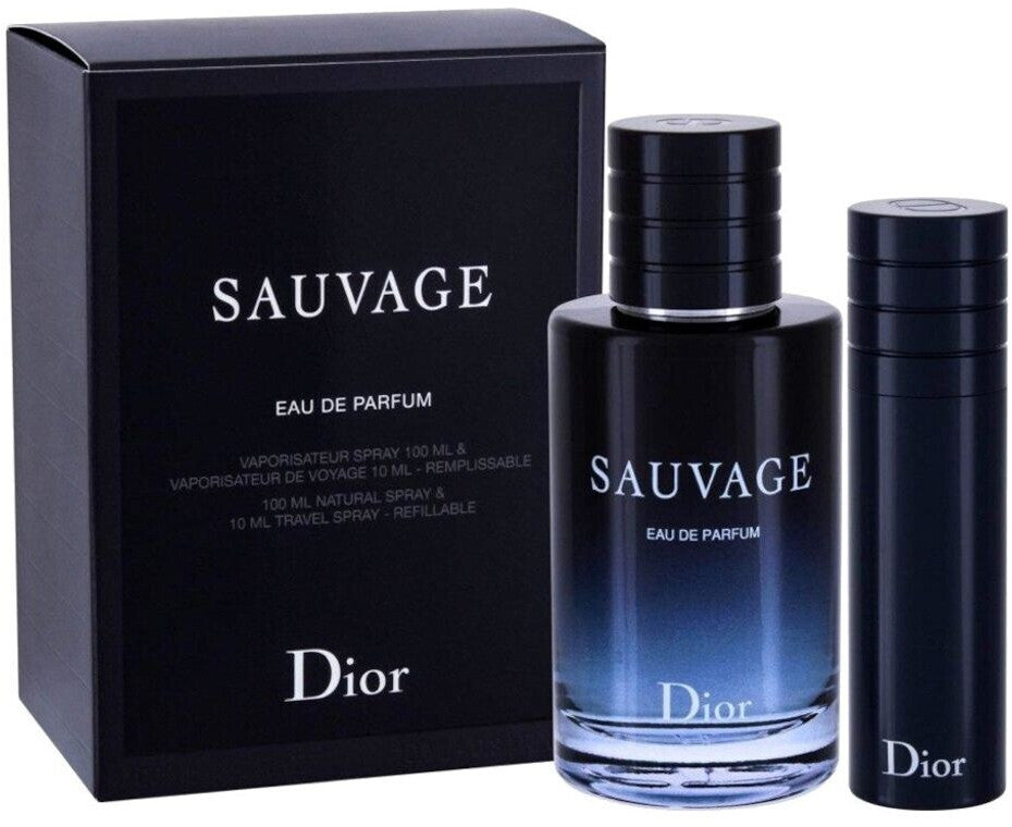 Dior Sauvage Eau de Parfum Set (100ml + 10ml Travel Spray) | Gift Set for Him