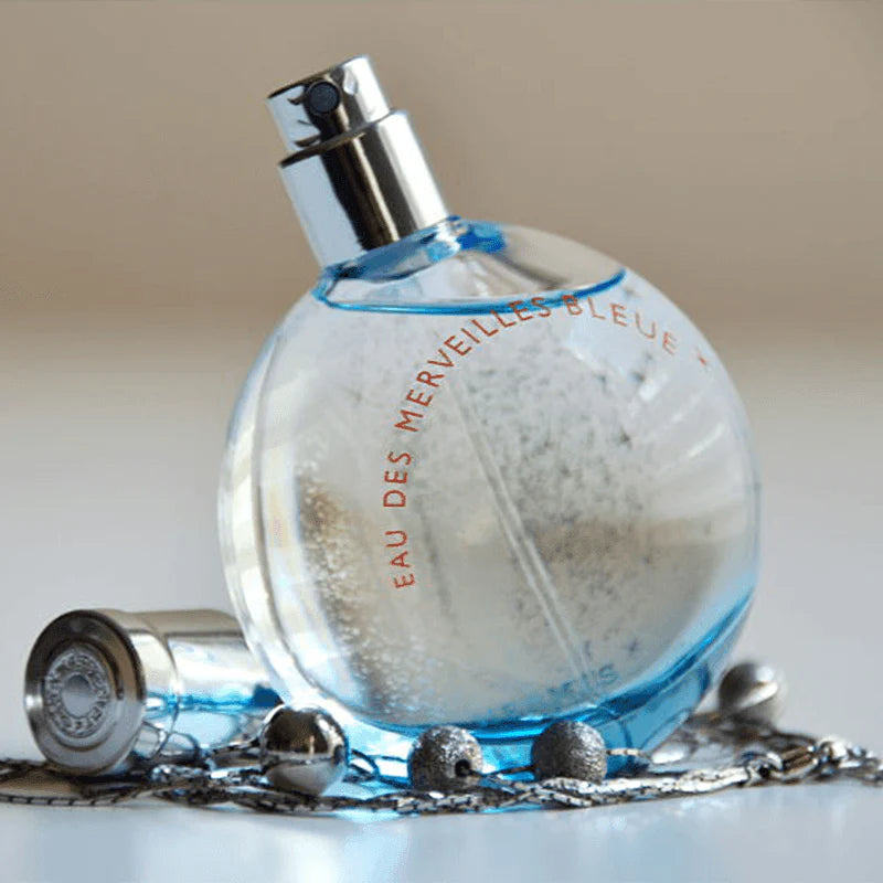 Hermes Eau des Merveilles Bleue Eau de Toilette 50ml | 愛馬仕 藍色橘彩星光淡香水 50ml (海洋木質調)