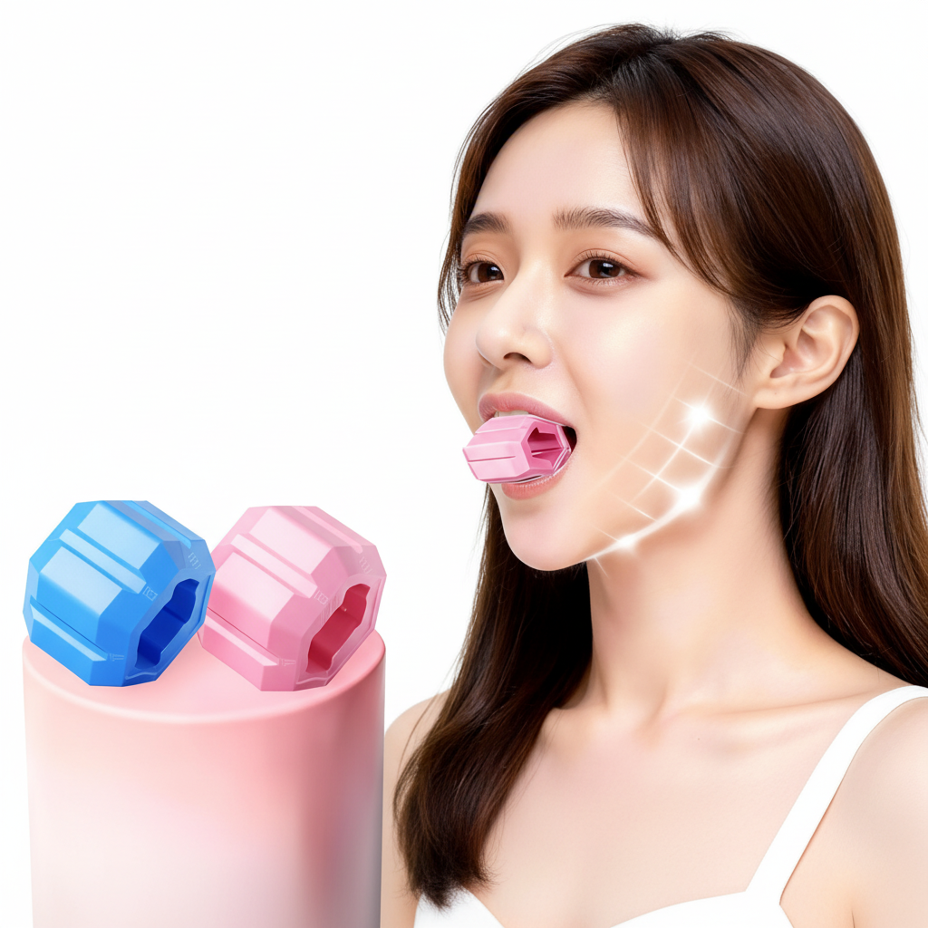 Medical-Grade Jawline Exerciser - Facial Muscle Trainer &amp; Jaw Strengthener