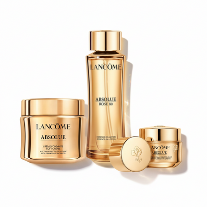Lancôme Absolue Rose 80 Face Lotion 150ml + Absolue Revitalizing Eye Cream 20ml + Absolue Longevity The Soft Cream 60ml SET