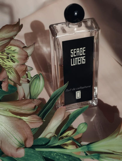 Nuit De Cellophane fragrance bottle close-up mandarin jasmine scent