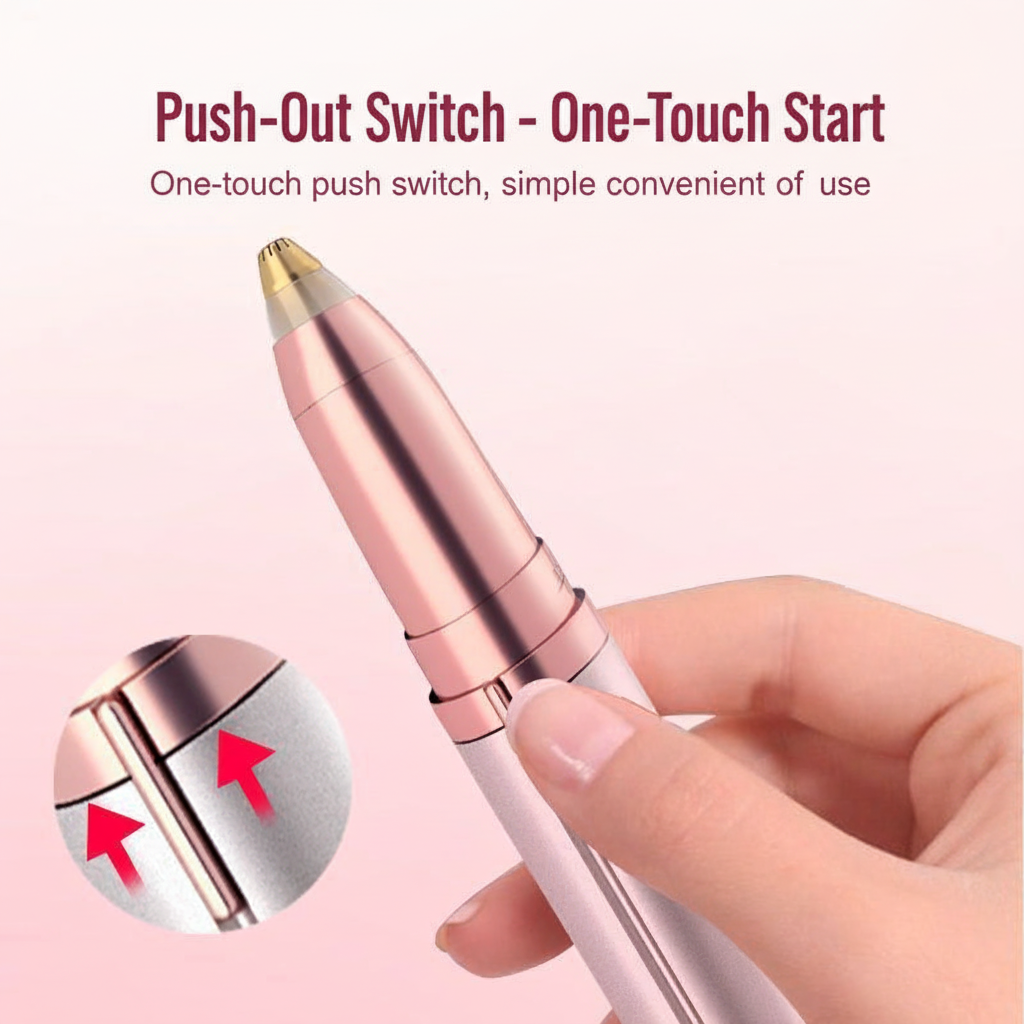 Electric Eyebrow Trimmer | USB Rechargeable Painless Precision Shaper
