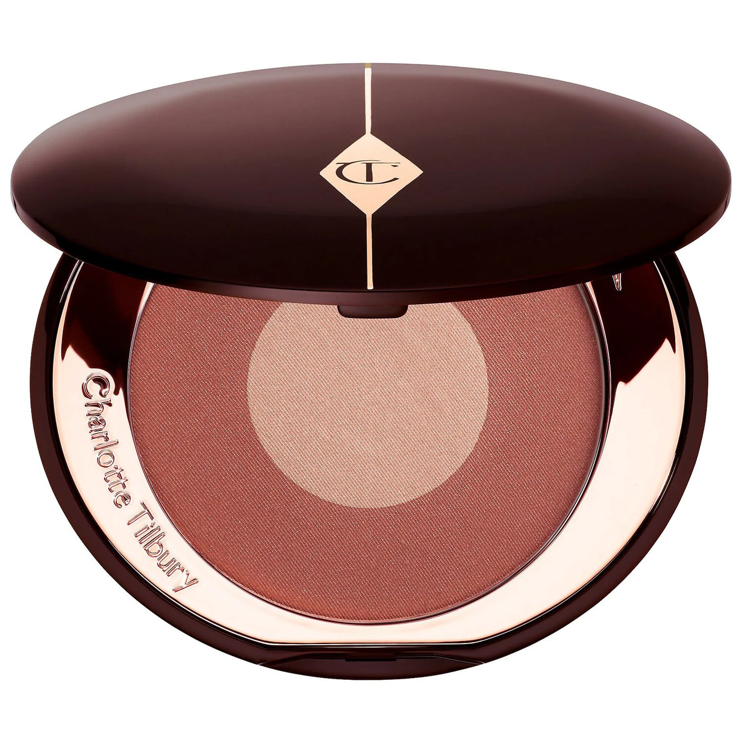 Charlotte Tilbury Cheek To Chic Blusher Pillow Talk - Rose Gold Compact
