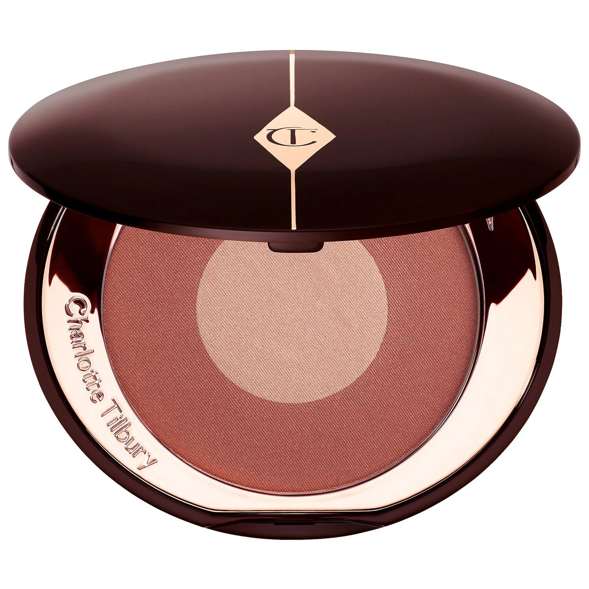 Charlotte Tilbury Cheek To Chic Blusher Pillow Talk - Rose Gold Compact
