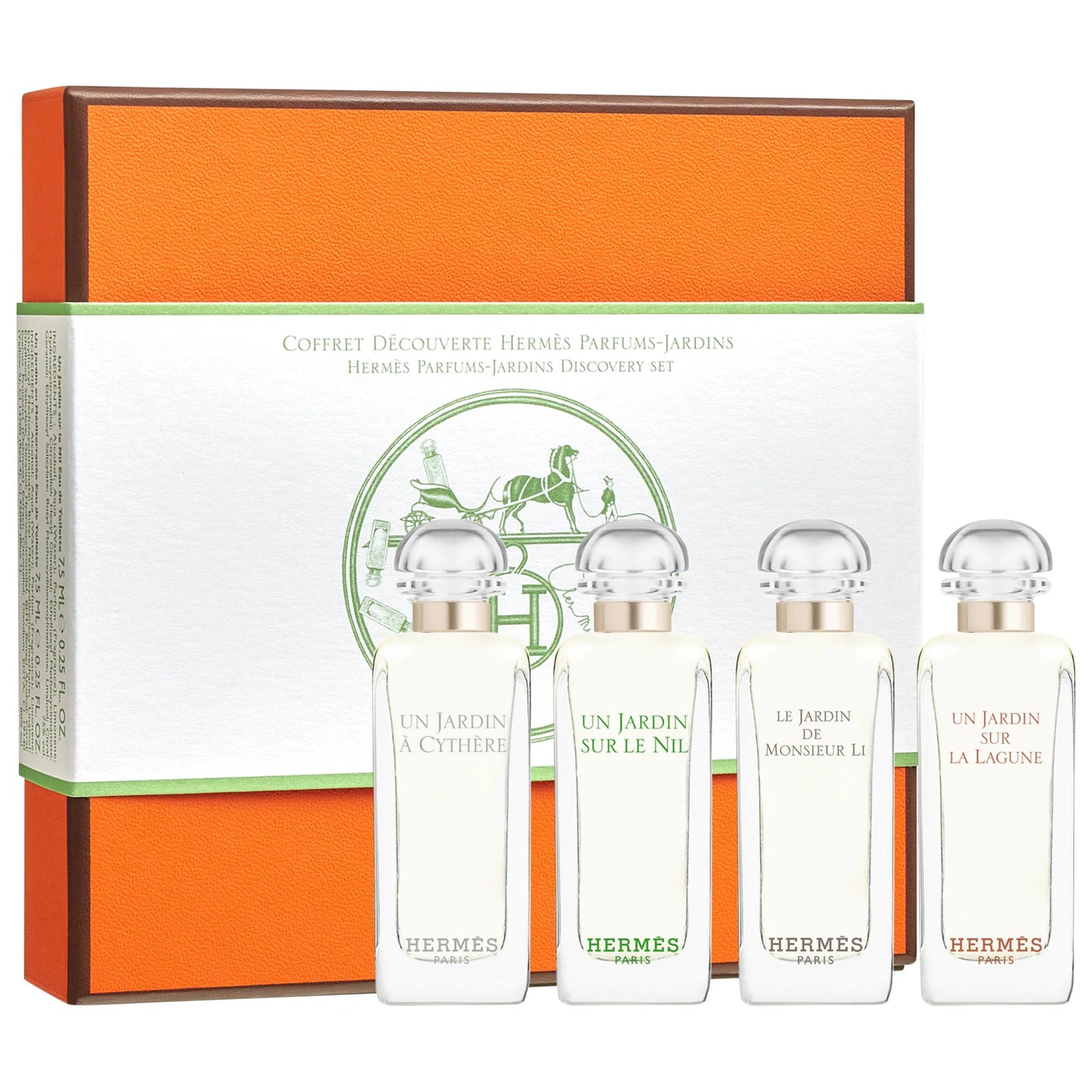 Hermès 4 Piece Jardins Discovery Set (30ml Total)