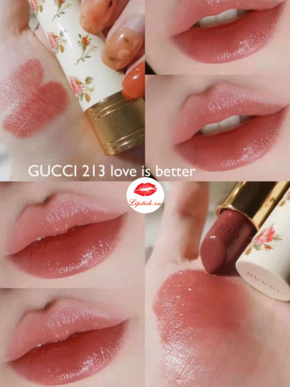 Lip swatch of Gucci 