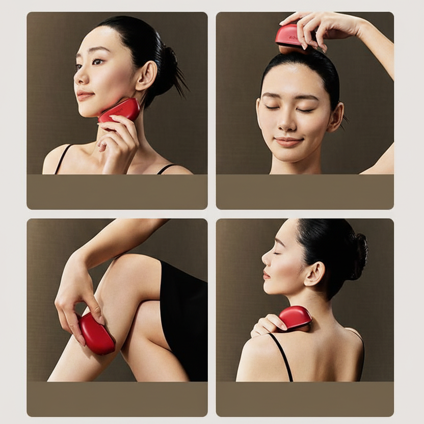 zdeer Bianshi Massage Device | Red Light Therapy Gua Sha Tool