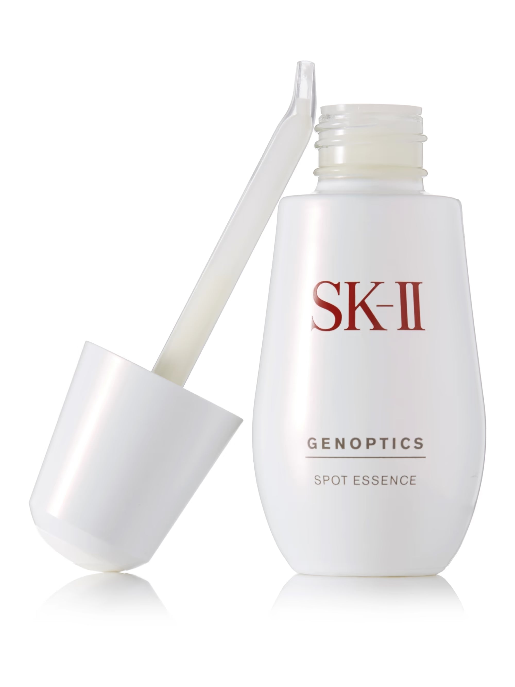 SK-II Genoptics Spot Essence Duo Set 50ml bottles with Pitera brightening serum for dark spots