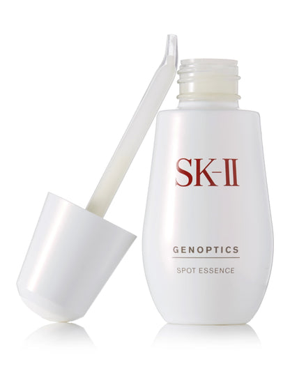 SK-II Genoptics Spot Essence Duo Set 50ml bottles with Pitera brightening serum for dark spots